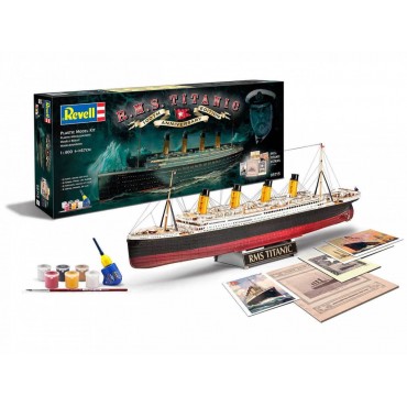 KIT PARA MONTAR REVELL TITANIC 1/400 EDIÇÃO ESPECIAL DO CENTENÁRIO 100 ANOS TITANIC SPEC.EDITION REV 05715